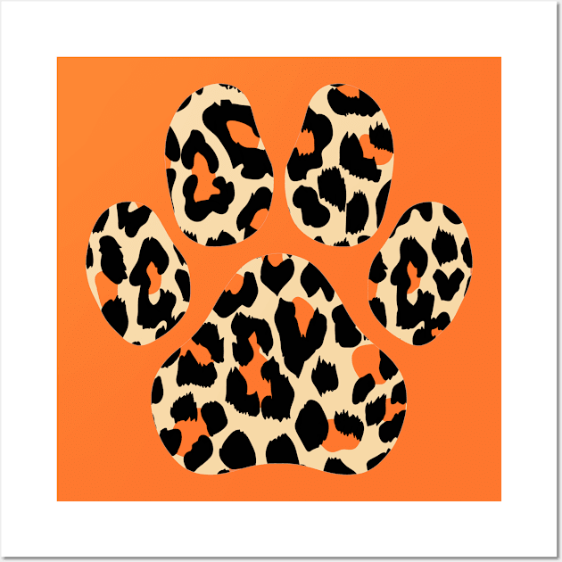 IMPRINT WILD ORANGE Wall Art by MAYRAREINART